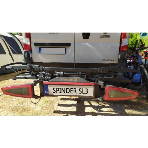 Bagażnik na 4 rowery | SPINDER SL3 + Adapter
